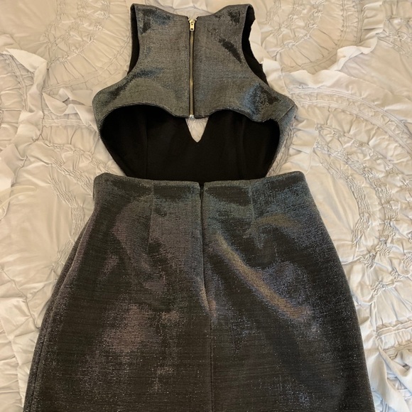 NBD Metallic Cocktail Dress - Picture 4 of 4